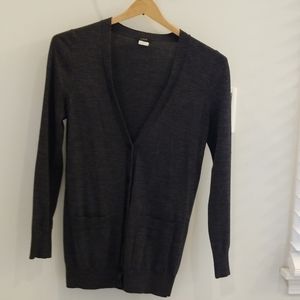 J. Crew long merino wool cardigan